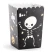 Popcornbæger Halloween BOO sort/guld, 6 stk. festartikler